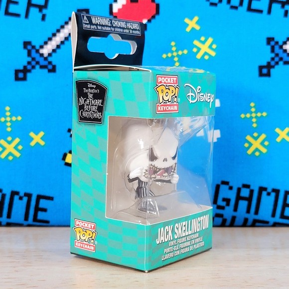 Funko PoP Disney Keychain Jack Skellington 2.5" The Nightmare Before Christmas - Picture 2 of 9